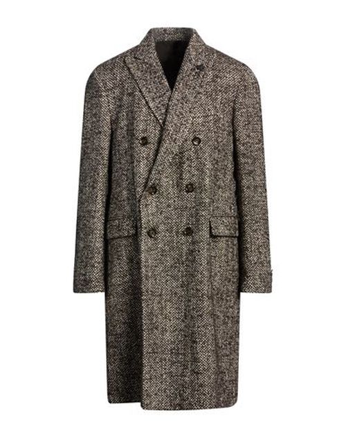 Man Coat Chocolate brown Size 38 Wool, Acrylic, Polyester, Nylon