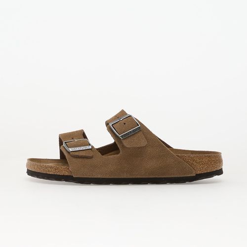 Shoes Birkenstock Arizona Soft Footbed Suede Leather Unisex Dark Tea Tona