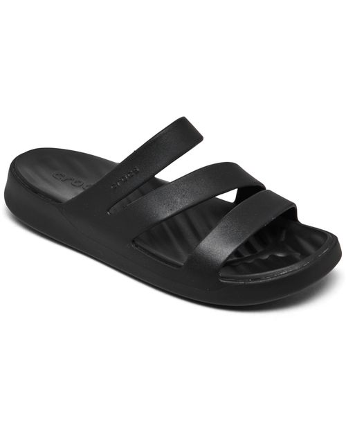 Women's Getaway Casual Strappy Sandals from Finish Line - Black