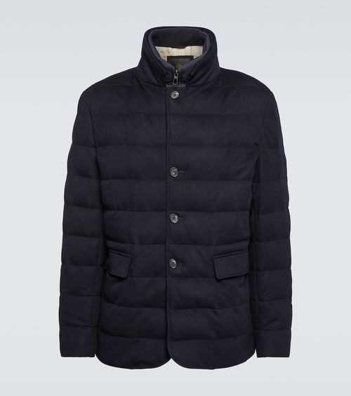 Nama cashmere puffer jacket