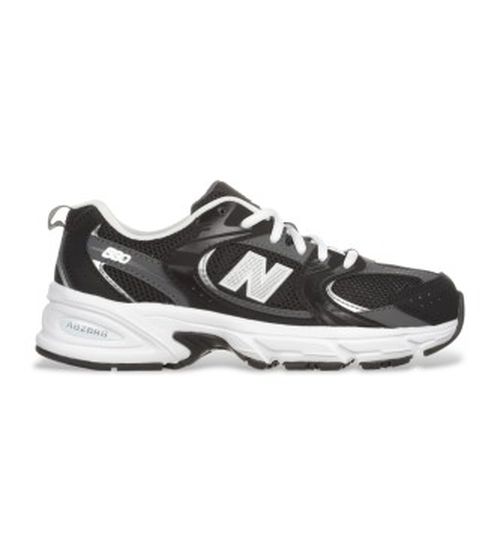 New Balance unisex for kids. GR530V1 Shoes 530 black (38.5), Flat, Laces, Casual, children's fashion