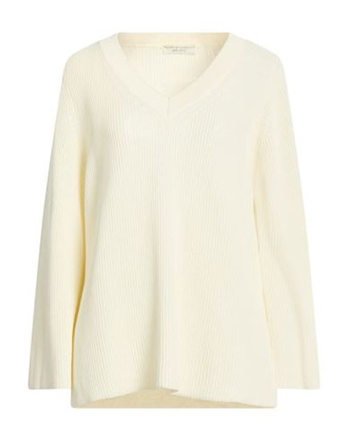 Woman Sweater Ivory Size M Cotton