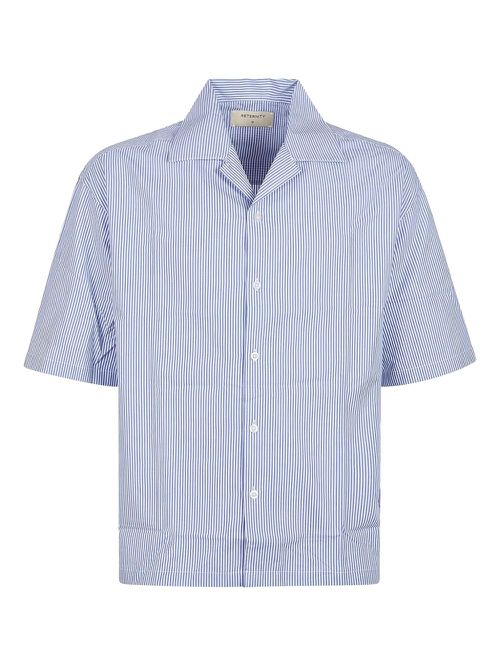 Blue White Construction Shirt
