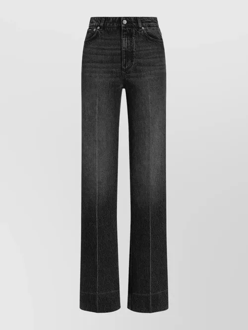 Dolce&Gabbana - wide leg trousers five pocket belt loop