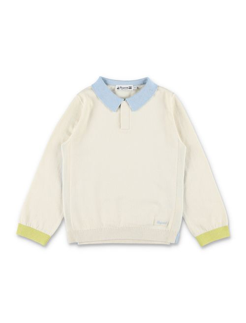 The Mae Mini Polo Shirt in Organic Cotton & Cashmere