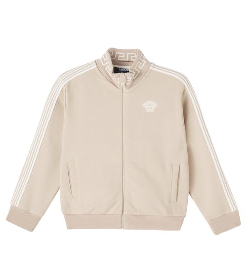 Medusa cotton fleece track jacket