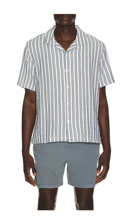 Rails Fielder Shirt in Navy. L. Also in M, S, XL/1X