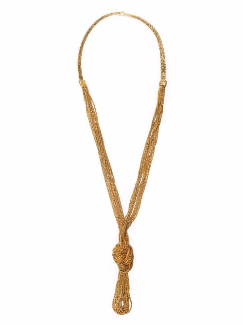 Miki Dora knot statement necklace - Gold