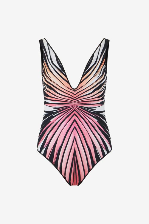 Ray Of Paradise Print Swimsuit