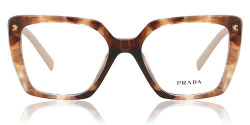Prada PR 16ZV 07R1O1 Women’s Eyeglasses Tortoiseshell Size 51 (Frame Only) - Blue Light Block Available