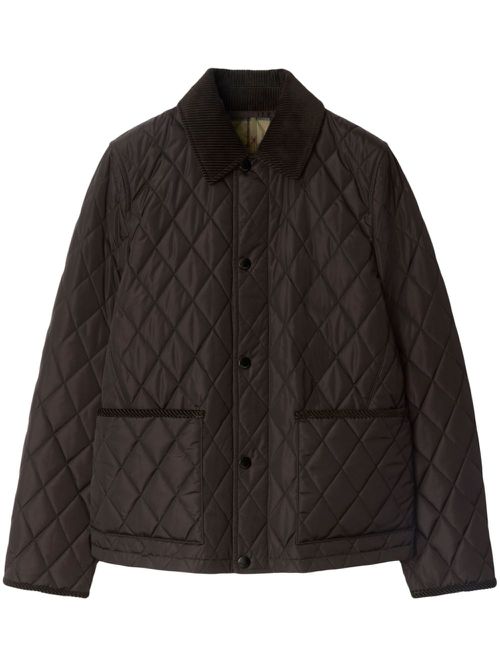 Quilted jacket - Brown