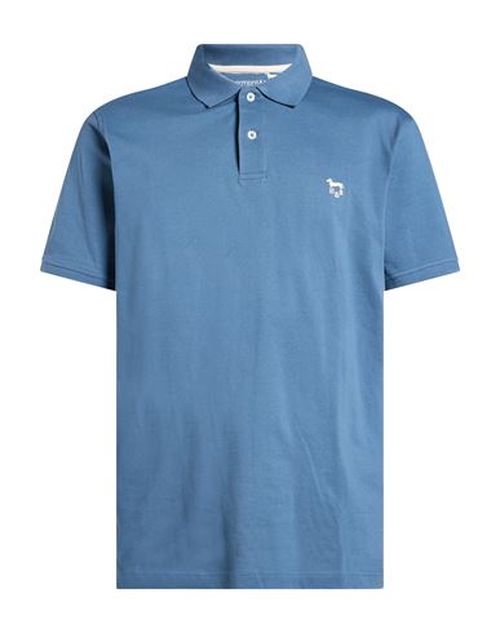 Man Polo shirt Slate blue Size M Cotton