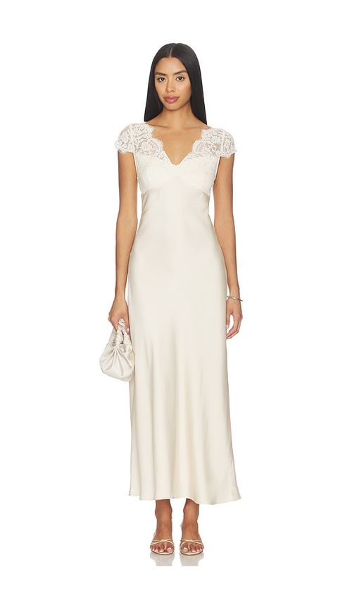 Elodie the Label Leni Dress in Ivory. - M also in