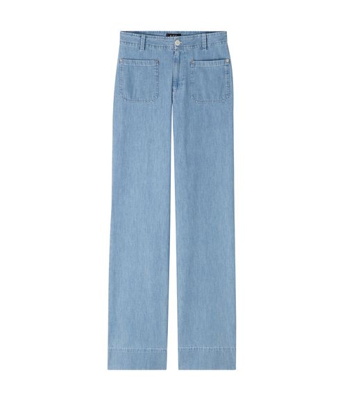 A. P.C. Emilie Jeans 24 IAB - Pale blue