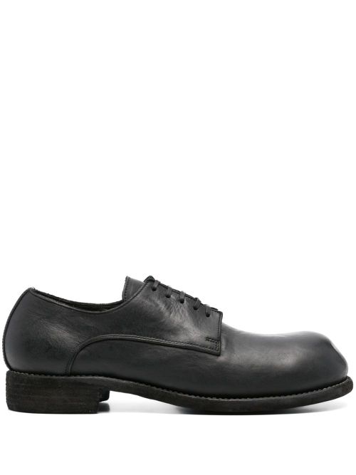 Leather derby shoes - Black