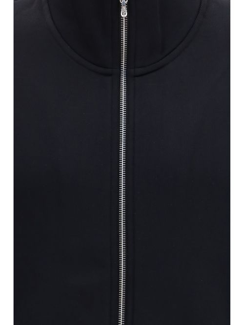 Double-Slider Zip Polyamide Jacket — Black