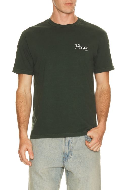 Museum of Peace and Quiet Diner T-Shirt in Forest - Green. M also in L, S, XL/1X