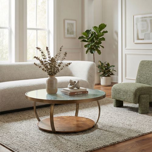 Erika Home Gara Coffee Table, Natural