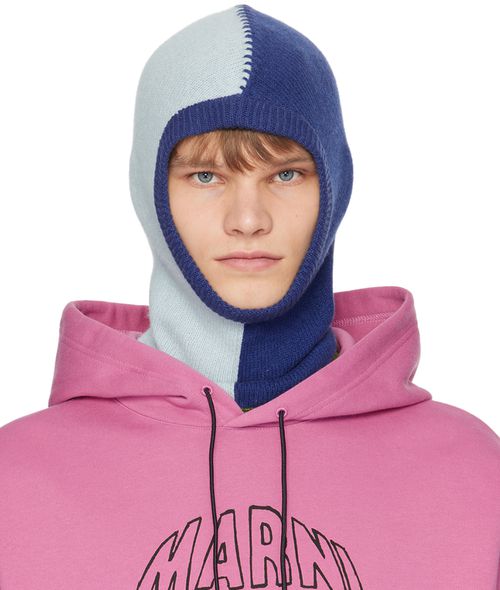 Marni Blue Cashmere Balaclava