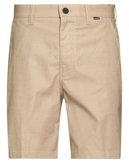 Man Shorts & Bermuda Shorts Beige Size 30 Cotton, Polyester, Elastane
