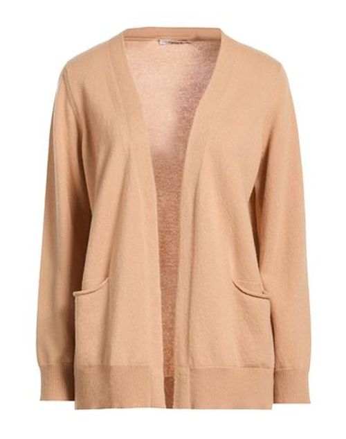 Woman Cardigan Sand Size 6 Cashmere