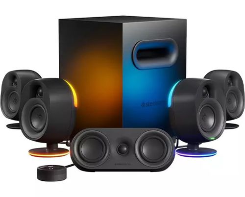 SteelSeries Arena 9 5.1 Bluetooth Gaming Speaker System with RGB Lighting - Black