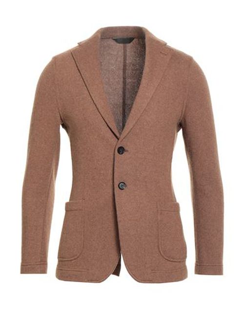 Man Blazer Camel Size 36 Wool, Polyamide
