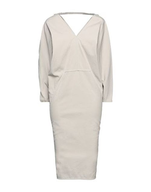 Woman Midi dress Taupe Size 2 Cotton, Viscose, Elastane, Polyamide