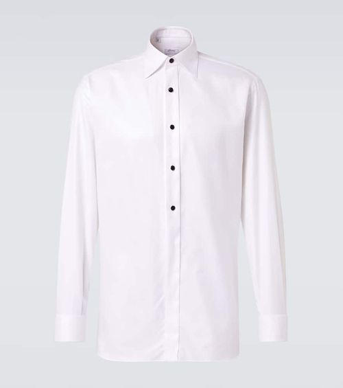 Cotton tuxedo shirt