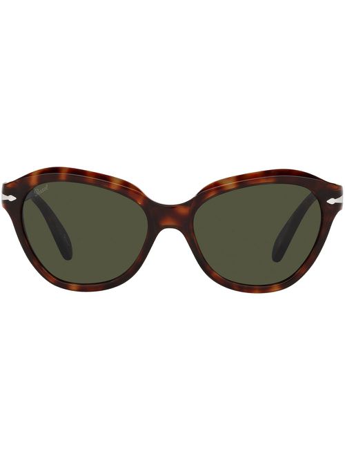 Cat eye-frame sunglasses - Brown