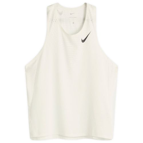 Men's Running Aeroswift Singlet Summit White/Black