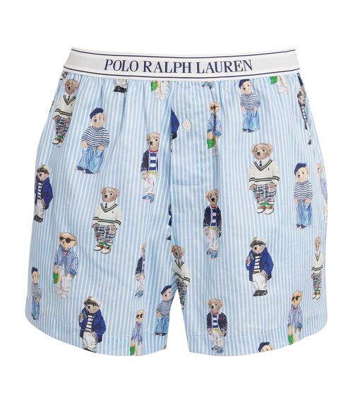 Stripe Polo Bear Pyjama Shorts