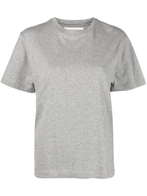 Short-sleeve cashmere T-shirt - Grey