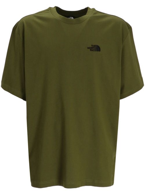 Logo-print cotton T-shirt - Green