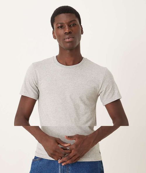 2 pack icon logo lounge t-shirt in grey marl