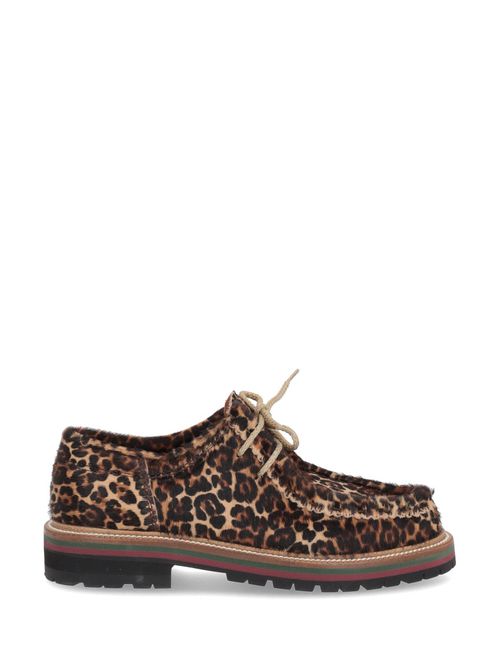 Leopard Print Round Toe Dress Shoes
