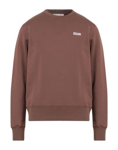 Man Sweatshirt Brown Size XL Cotton