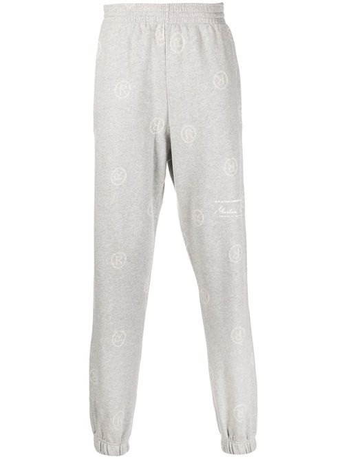 Logo pattern track pants - Grey