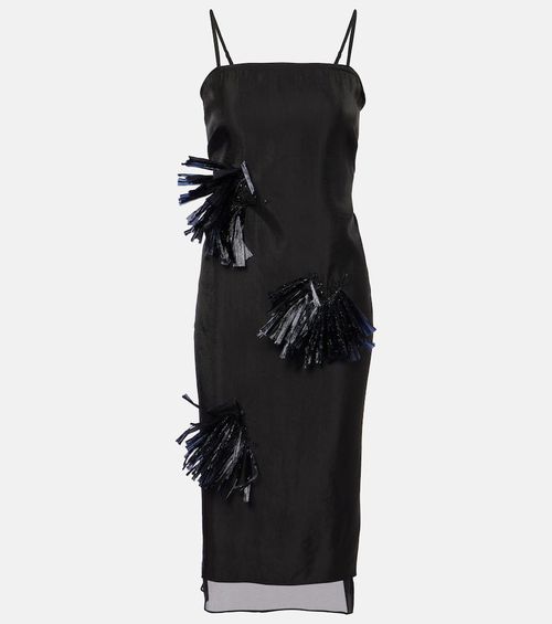 Embroidered maxi dress