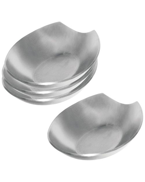 Set Of 4 Spooner Stainless Steel Spoon Rests