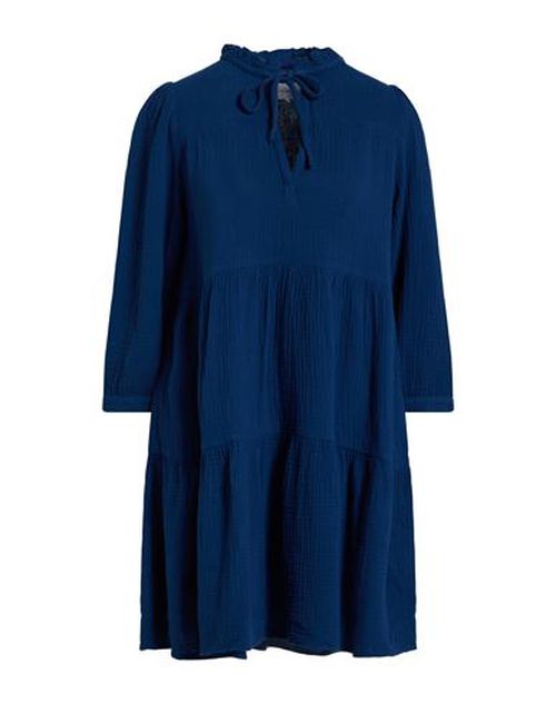 Woman Mini dress Navy Size L Cotton