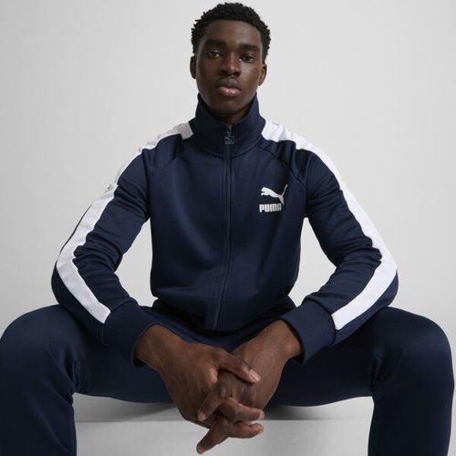 PUMA T7 ICONIC Men's Track Jacket in Blue