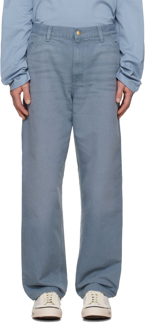 Blue Single Knee Trousers