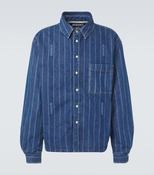 Boulanger striped denim shirt