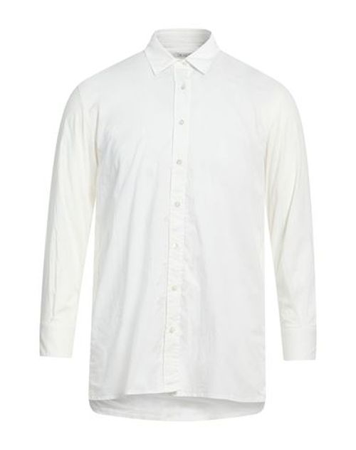 Man Shirt Ivory Size XS Cotton, Elastane