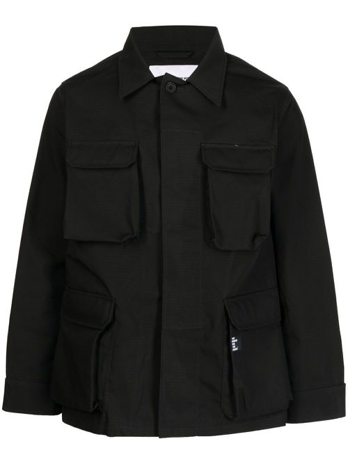 Cargo bomber jacket - Black
