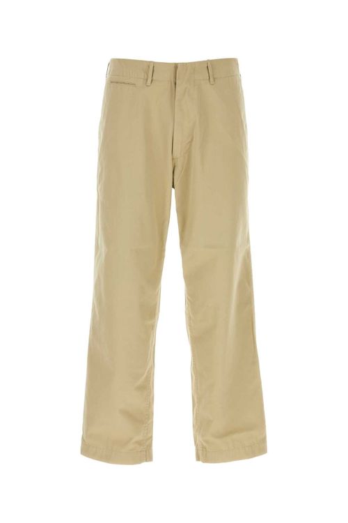 Wide Chino Pants Chinos — Beige
