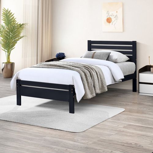 Declan Solid Pine Single Bed Frame
