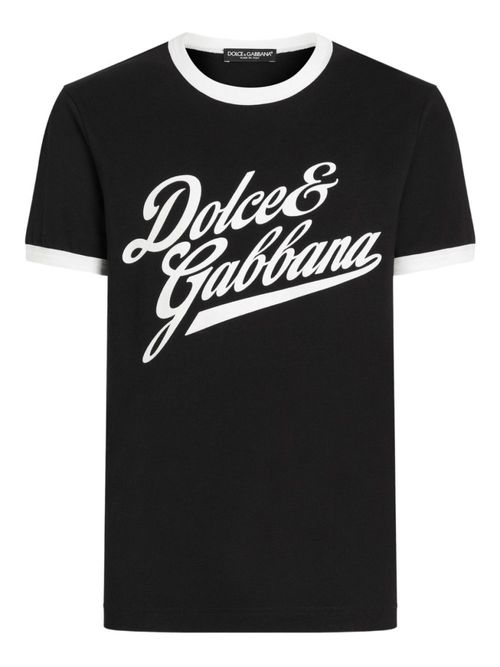 Black Logo-print T-shirt