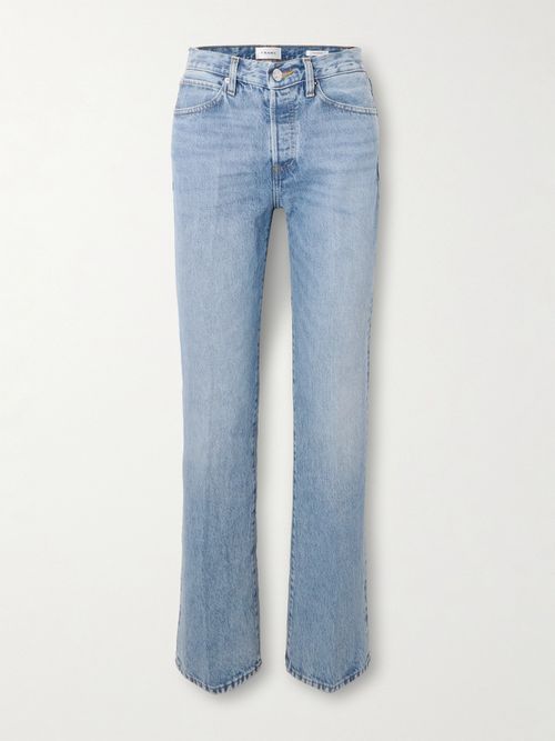 The Vertical Straight-leg Jeans - Blue